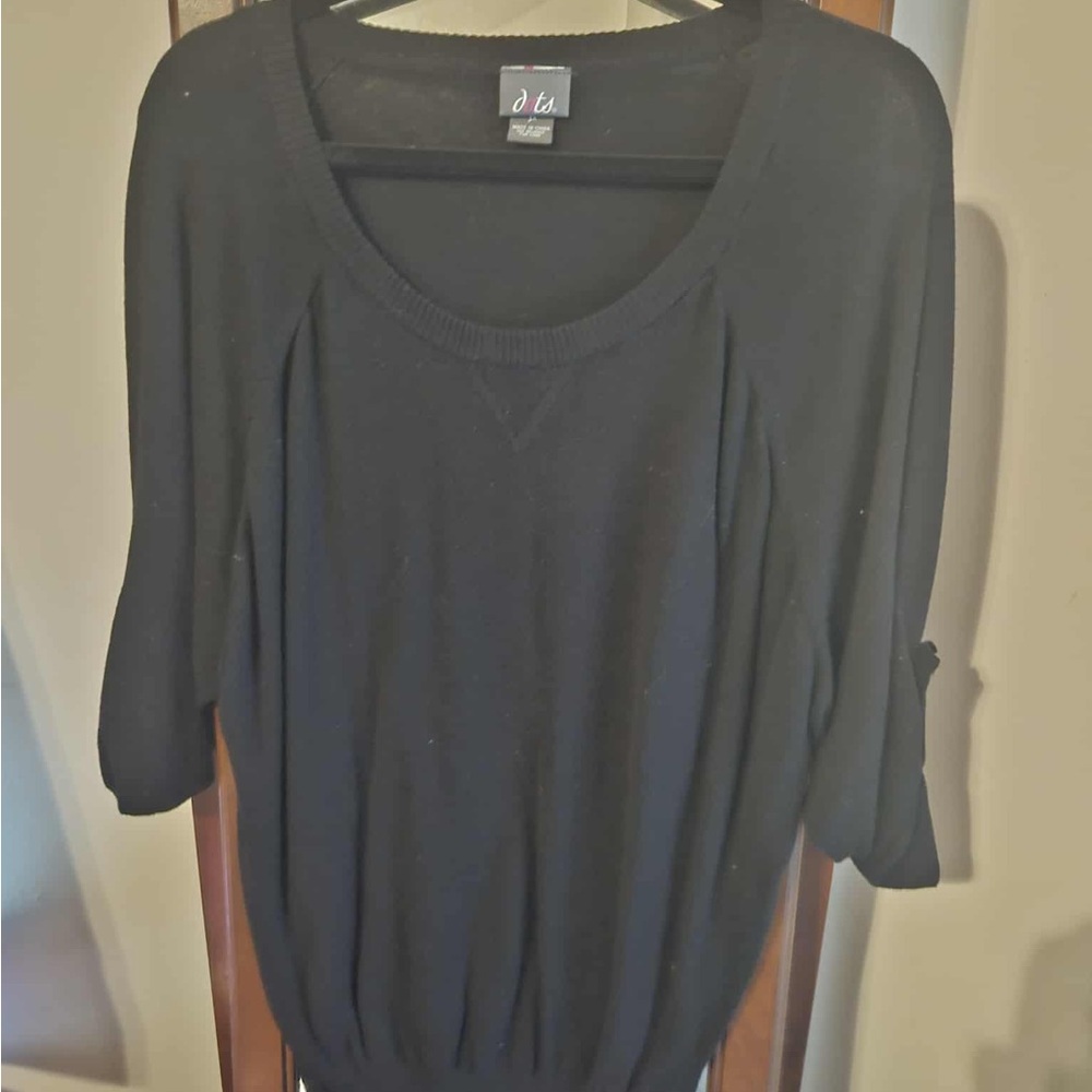 Dots Black Women's Top